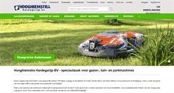 Desktop Screenshot of hooghiemstra.nl
